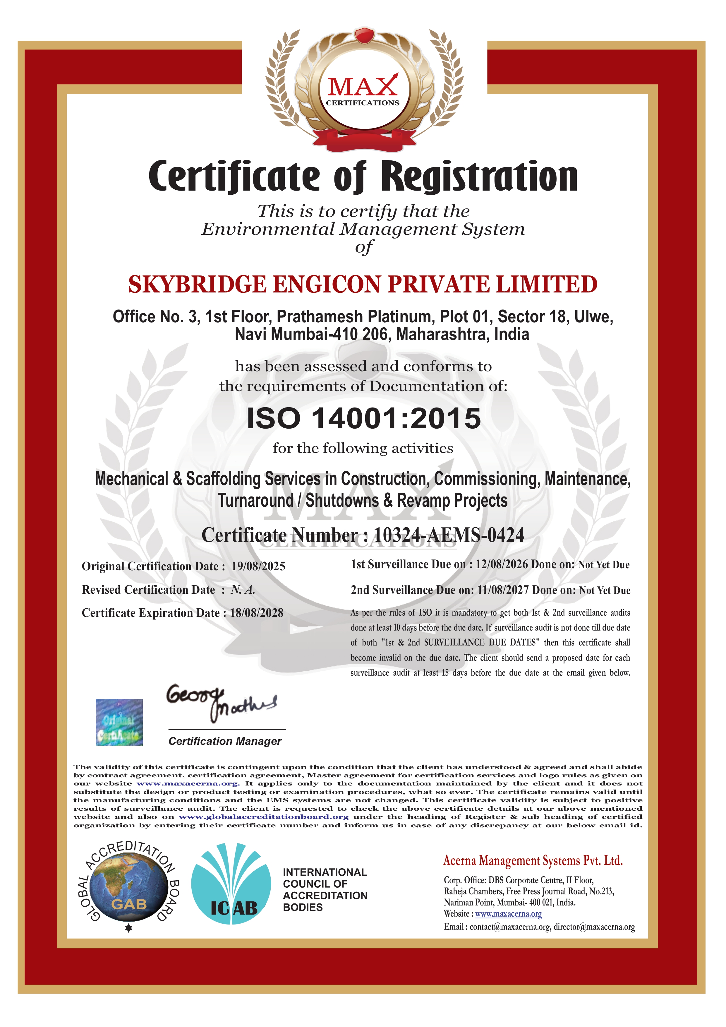 Certificate 2